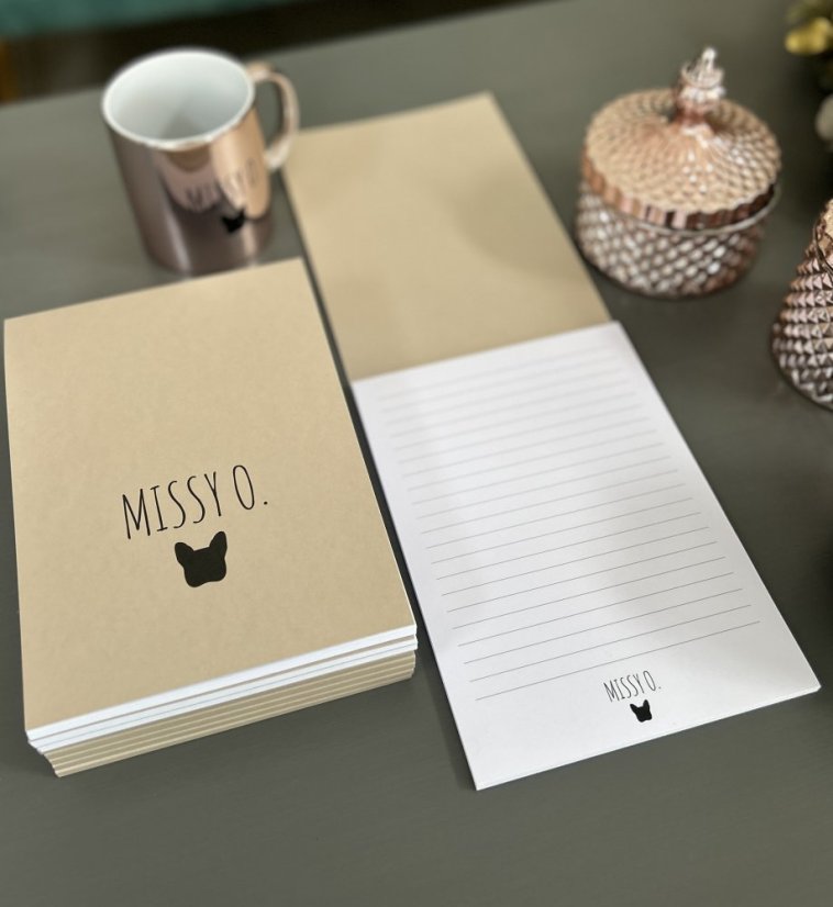 Blok Missy O. ve formátu A5