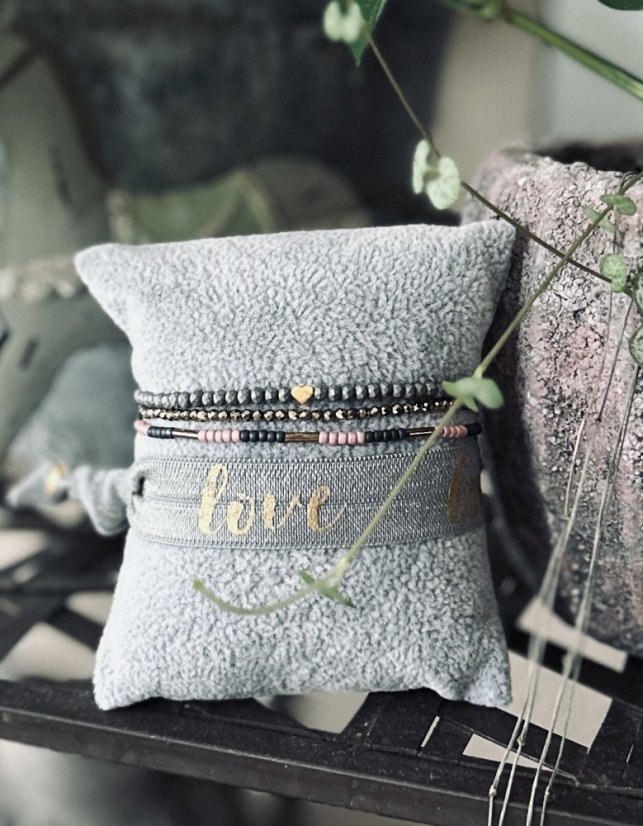 Sada PINK/GREY Heart