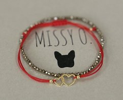 Sada RED GOLD Hearts