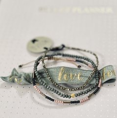 Sada PINK/GREY Heart