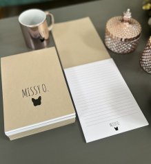 Blok Missy O. ve formátu A5