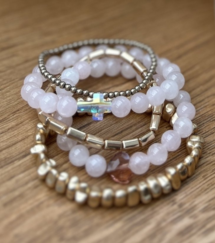 Růženín se srdcem Swarovski