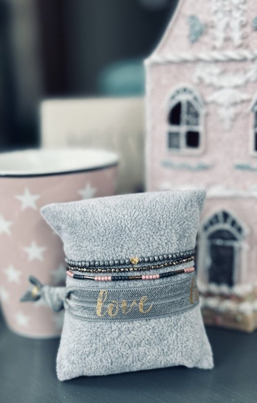 Sada PINK/GREY Heart