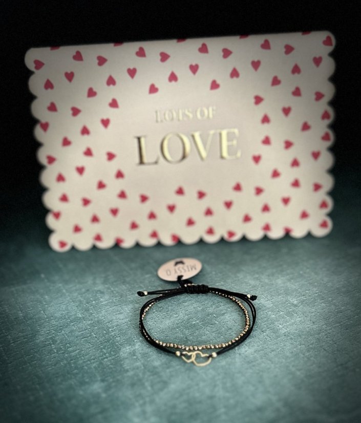 Sada GOLD Black Hearts